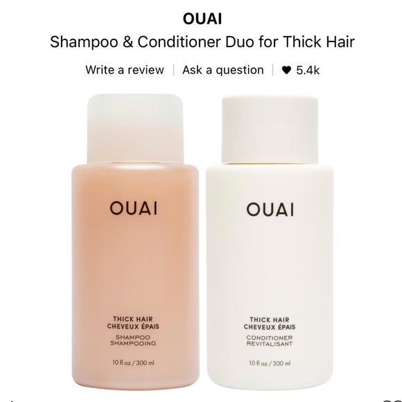 OUAI Shampoo & Conditioner Set - Picture 3 of 6